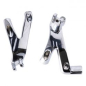 Preview: M8 Softail floorboard to foot peg conversion bracket set